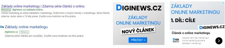 Ukázka PPC reklamy