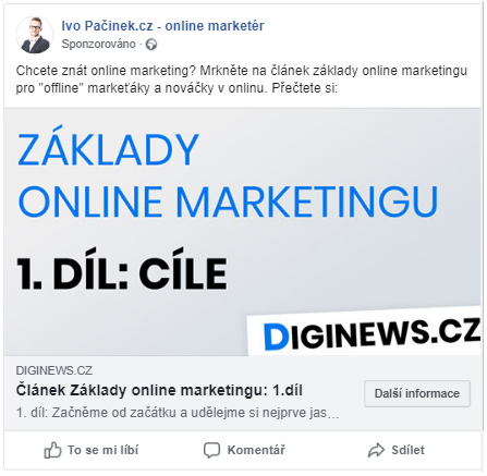 Facebook reklama